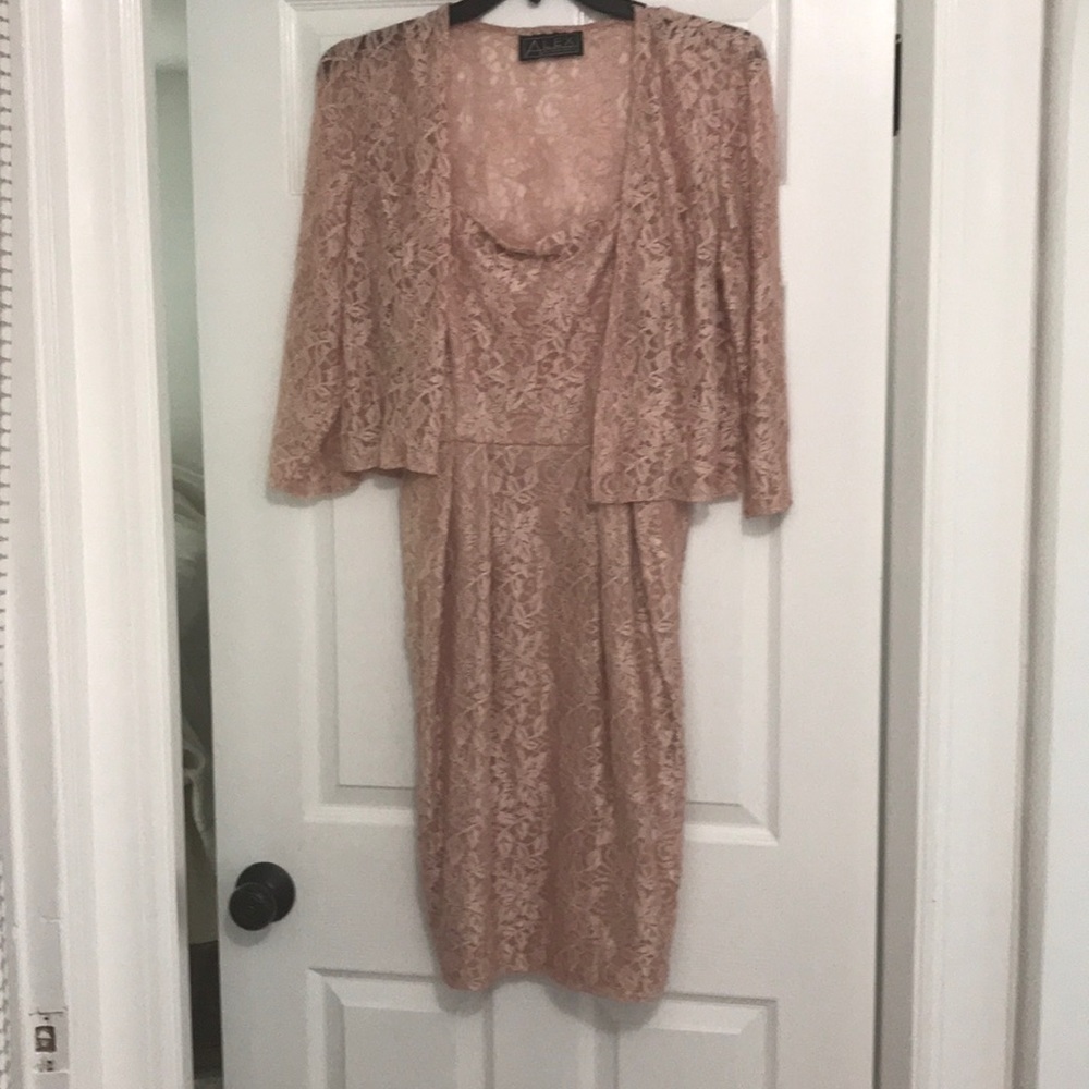 Mother-of-Bride dress with matching Bolero